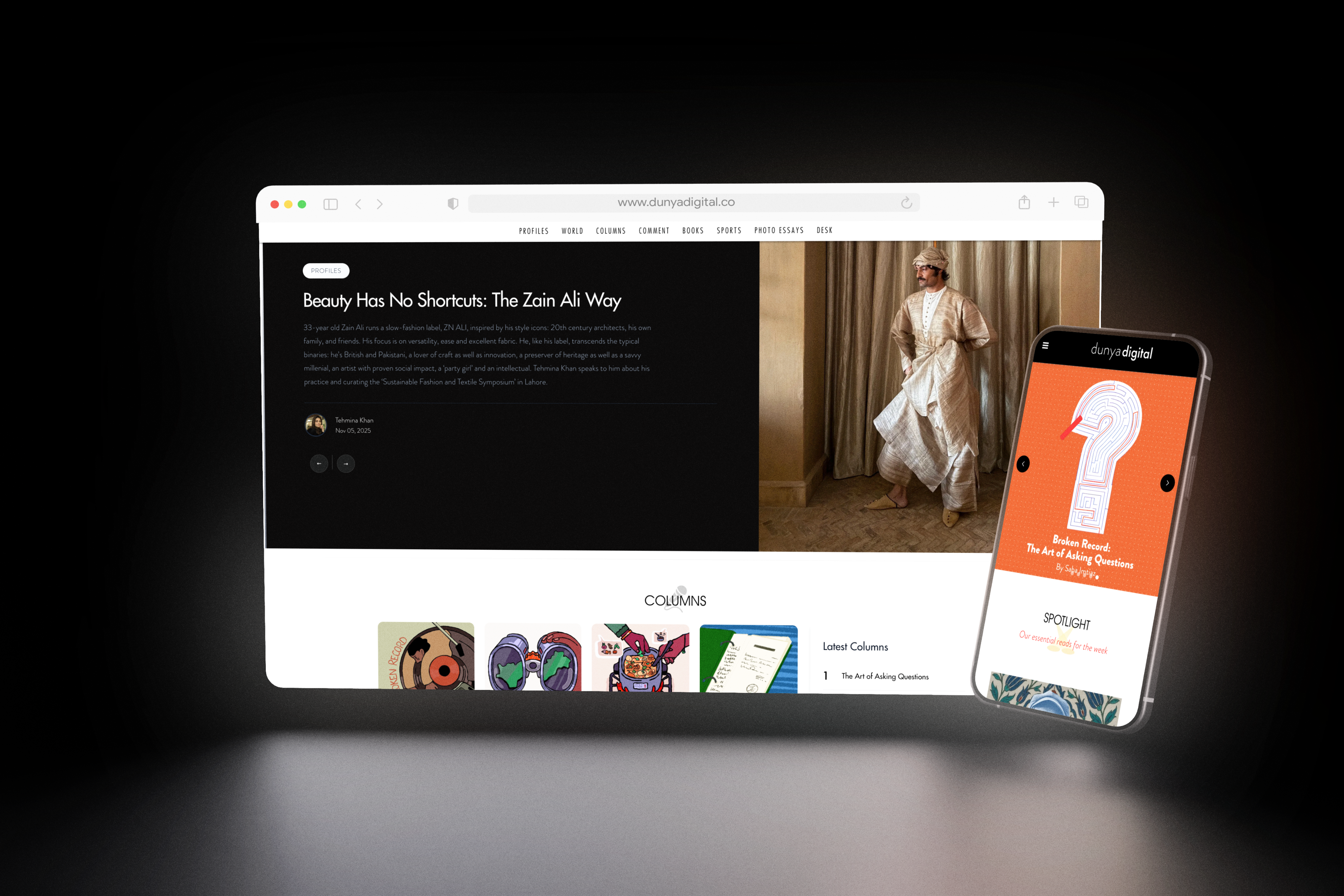 News & Digital Stories Platform with CMS